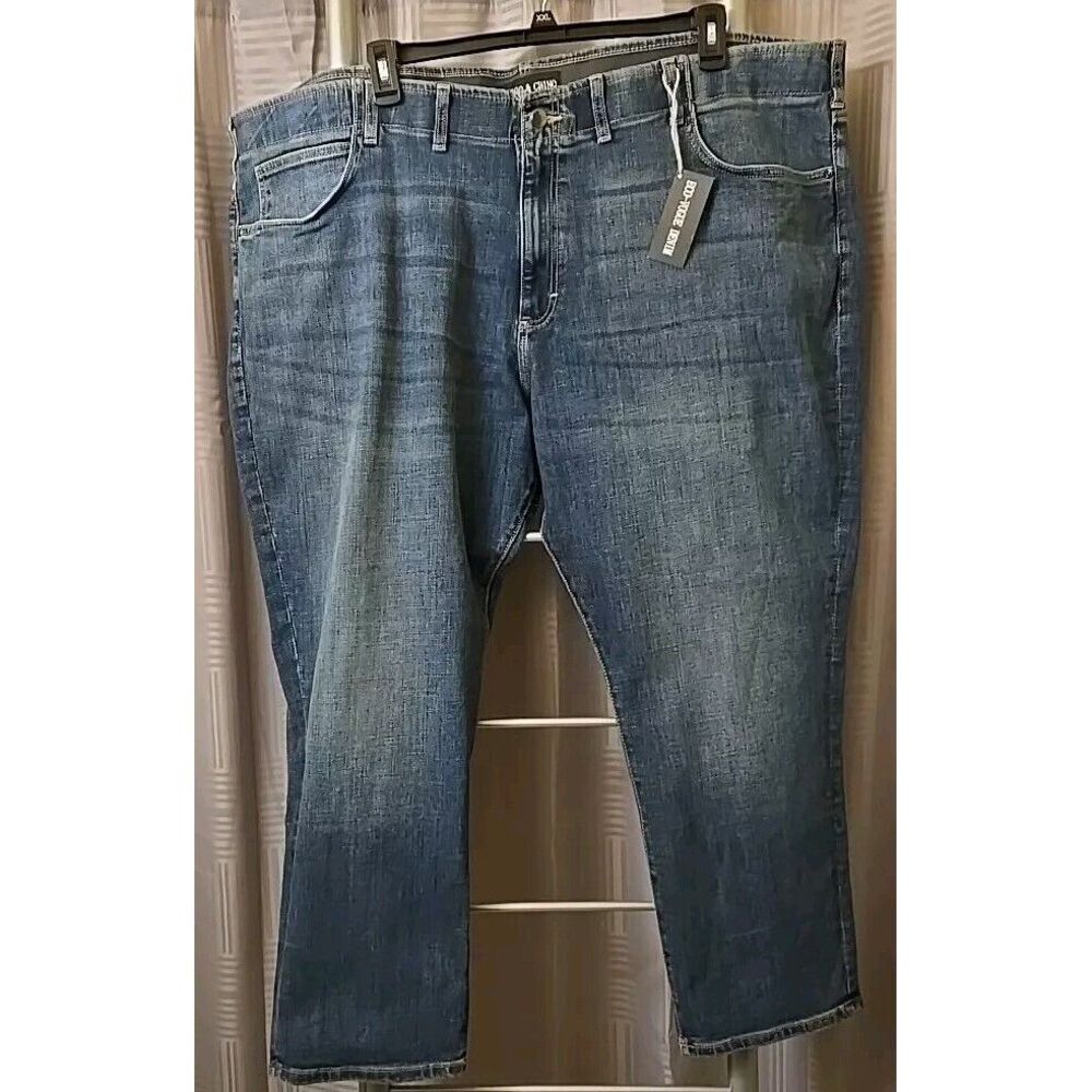 NWT Indigo & Chino Men's Eco-Vogue Denim Blue Jeans Size 52 x 28‎
